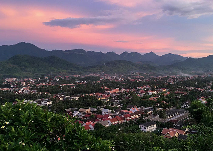  Luang Prabang Sunset from Mount Phousi